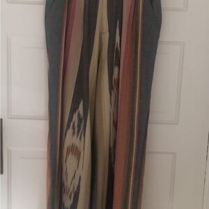 Organic Cotton Multicolor Wide-Leg Pants